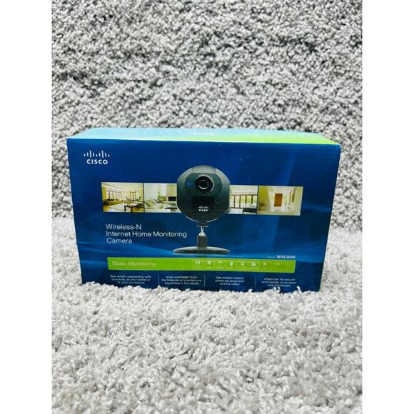 Cisco Wireless Internet Home Basic Monitoring Camera 640 x 480 - Picture 1 of 11
